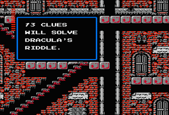 This villager in Castlevania II:  Simon's Quest informs that 13 Clues will solve Dracula's Curse.